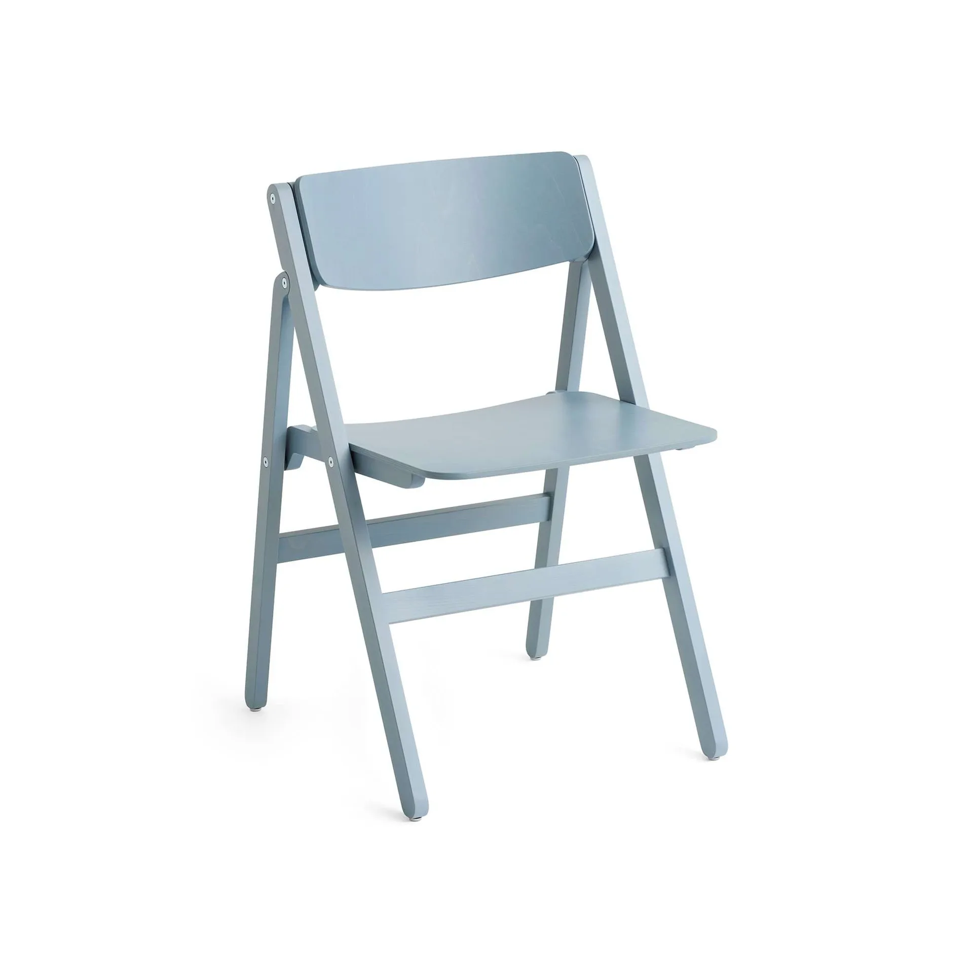 Backflip Chair Stuhl, Cloud blue lackierte Buche HAY