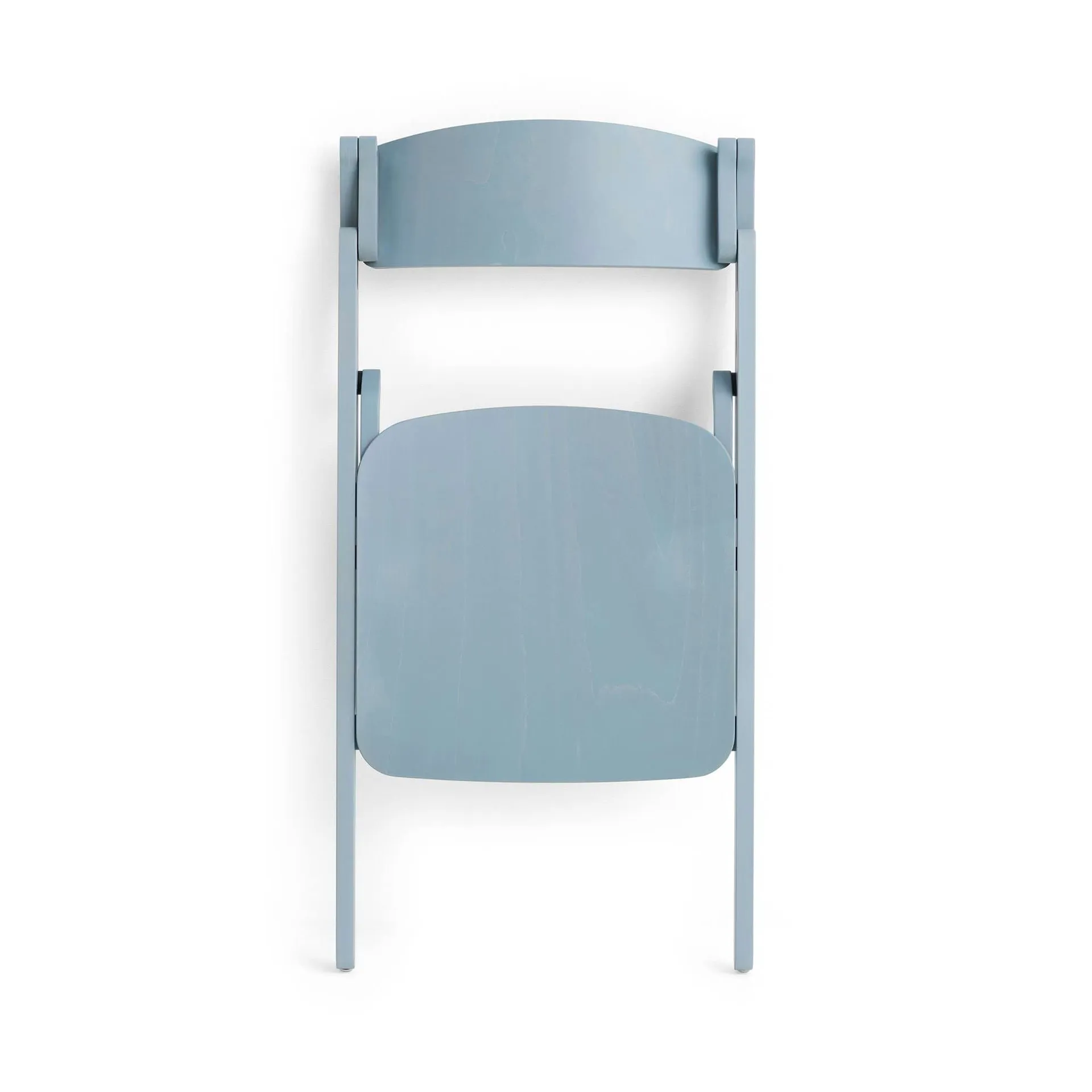 Backflip Chair Stuhl, Cloud blue lackierte Buche HAY