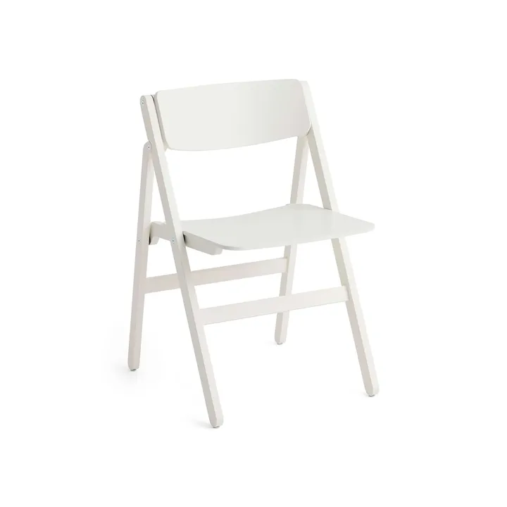 Backflip Chair Stuhl - Cream White lackiert Buche - HAY