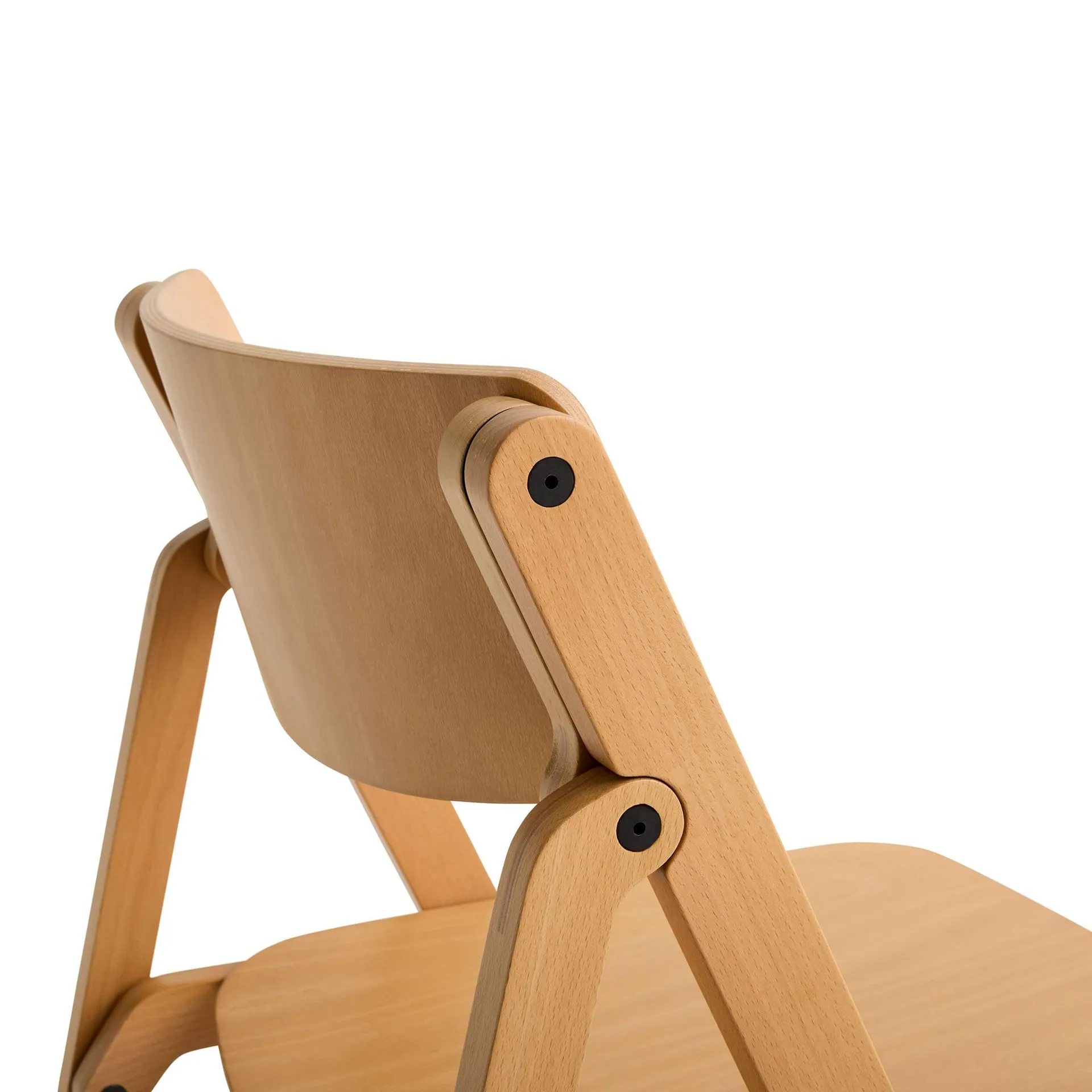 Backflip Chair Stuhl, Golden lackierte Buche HAY