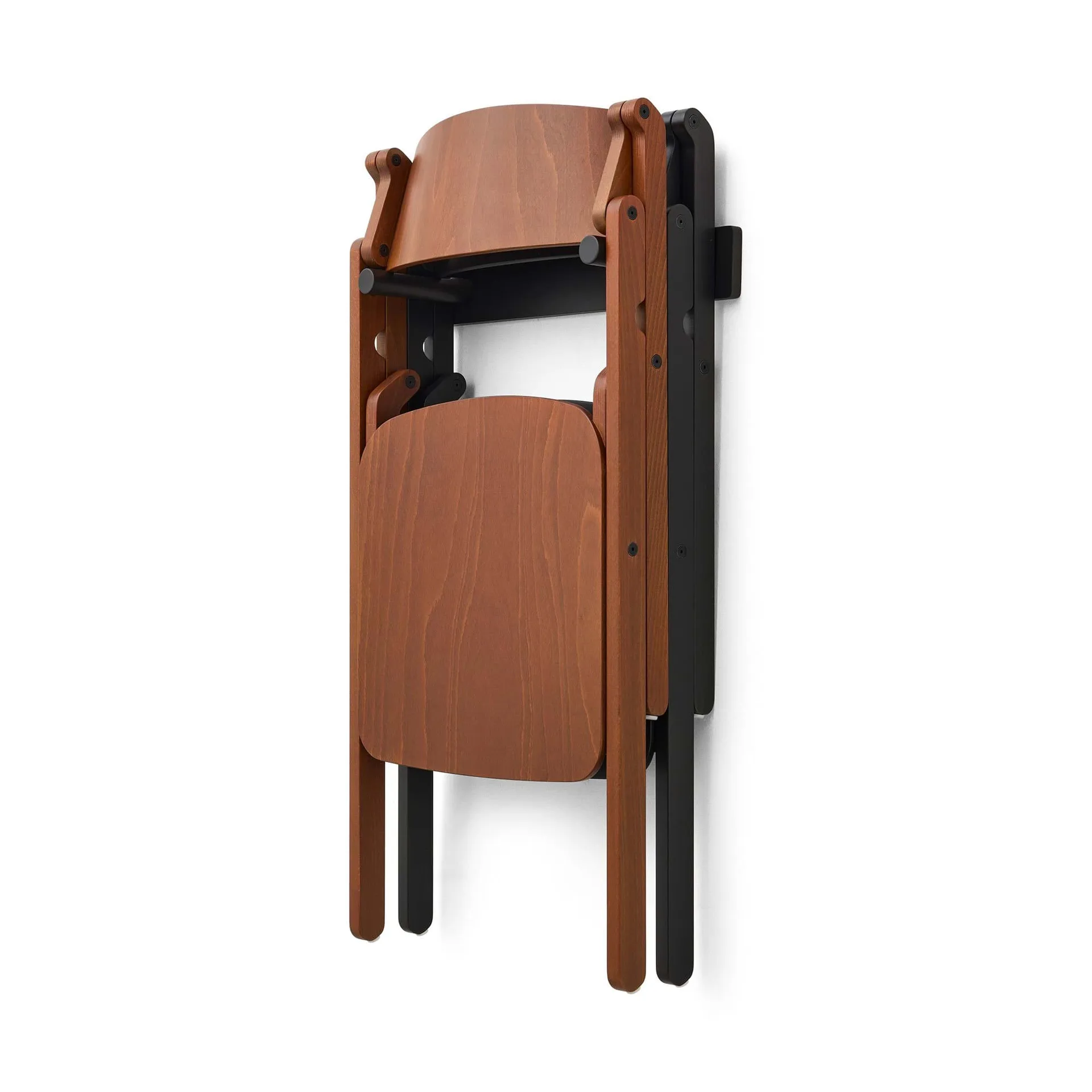 Backflip Chair Wandhalterung für Stuhl, Anthrazit lackierte Buche HAY