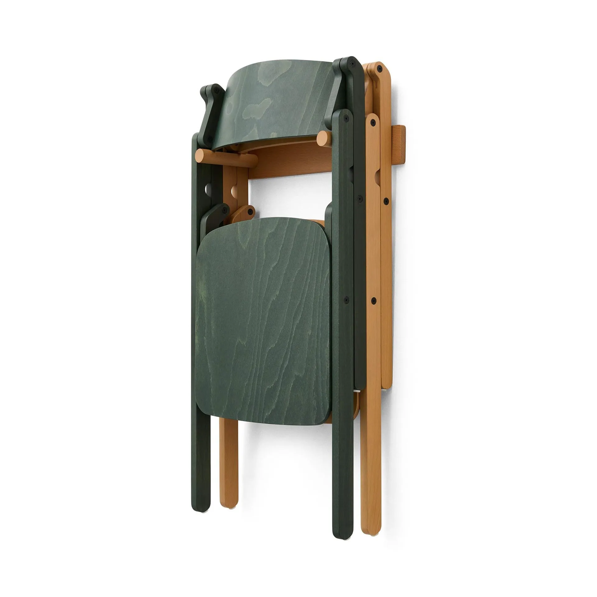 Backflip Chair Wandhalterung für Stuhl, Golden lackierte Buche HAY