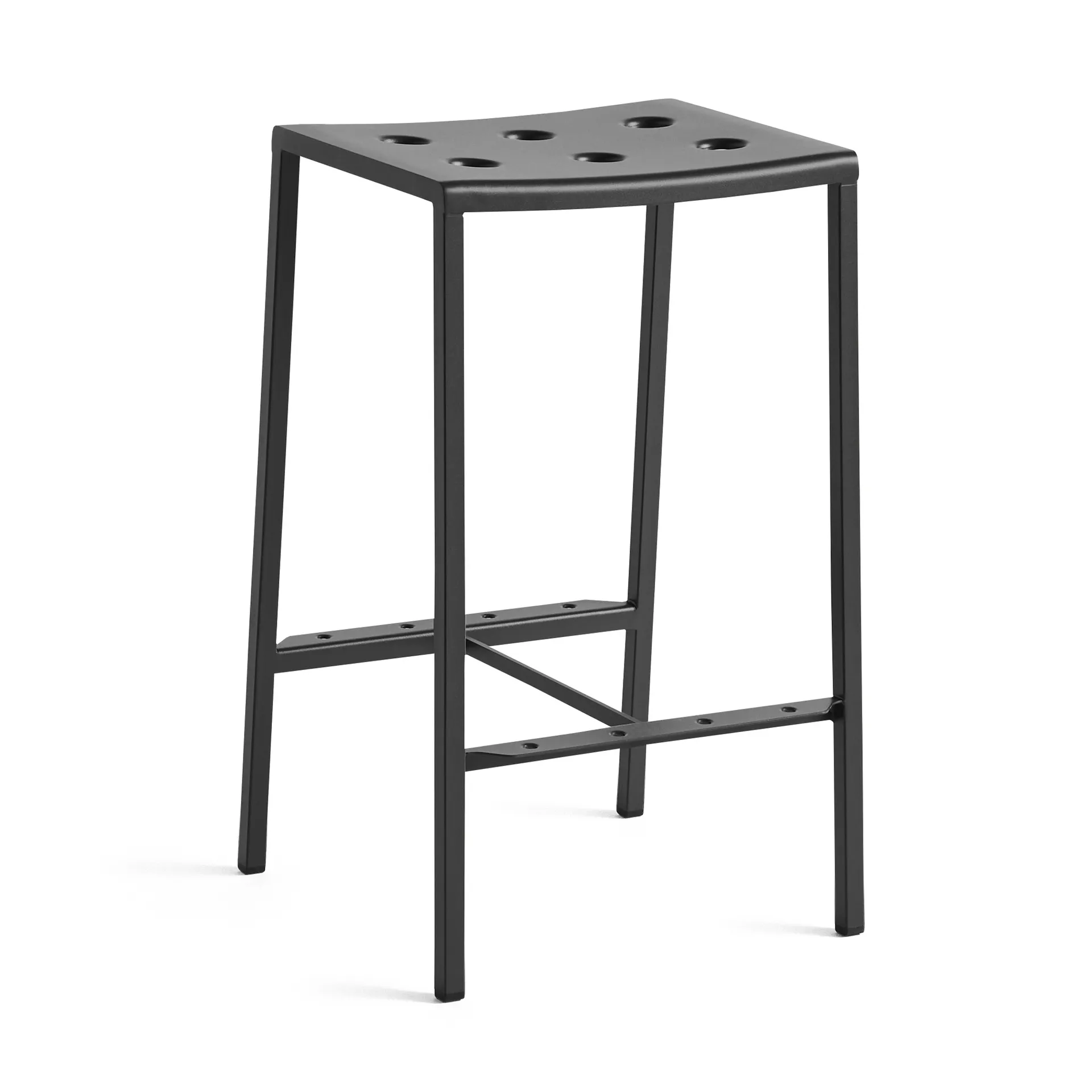 Balcony Barhocker niedrig 65 cm, Anthracite HAY