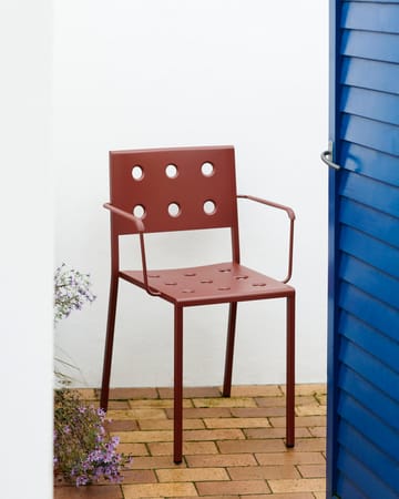 Balcony Dining Armchair Sessel - Iron red - HAY