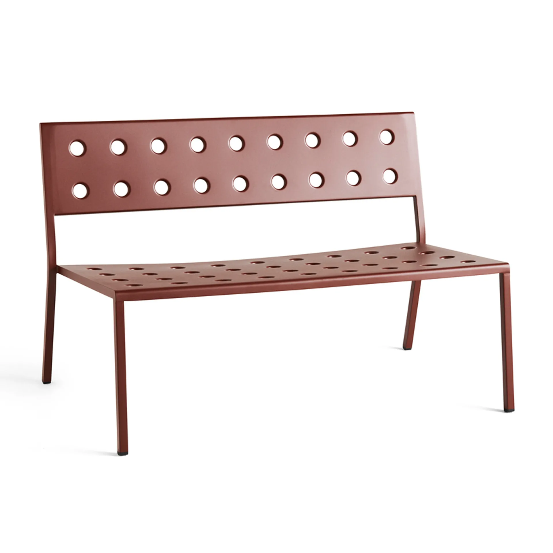 Balcony Lounge Bank 113,5x69 cm, Iron red HAY