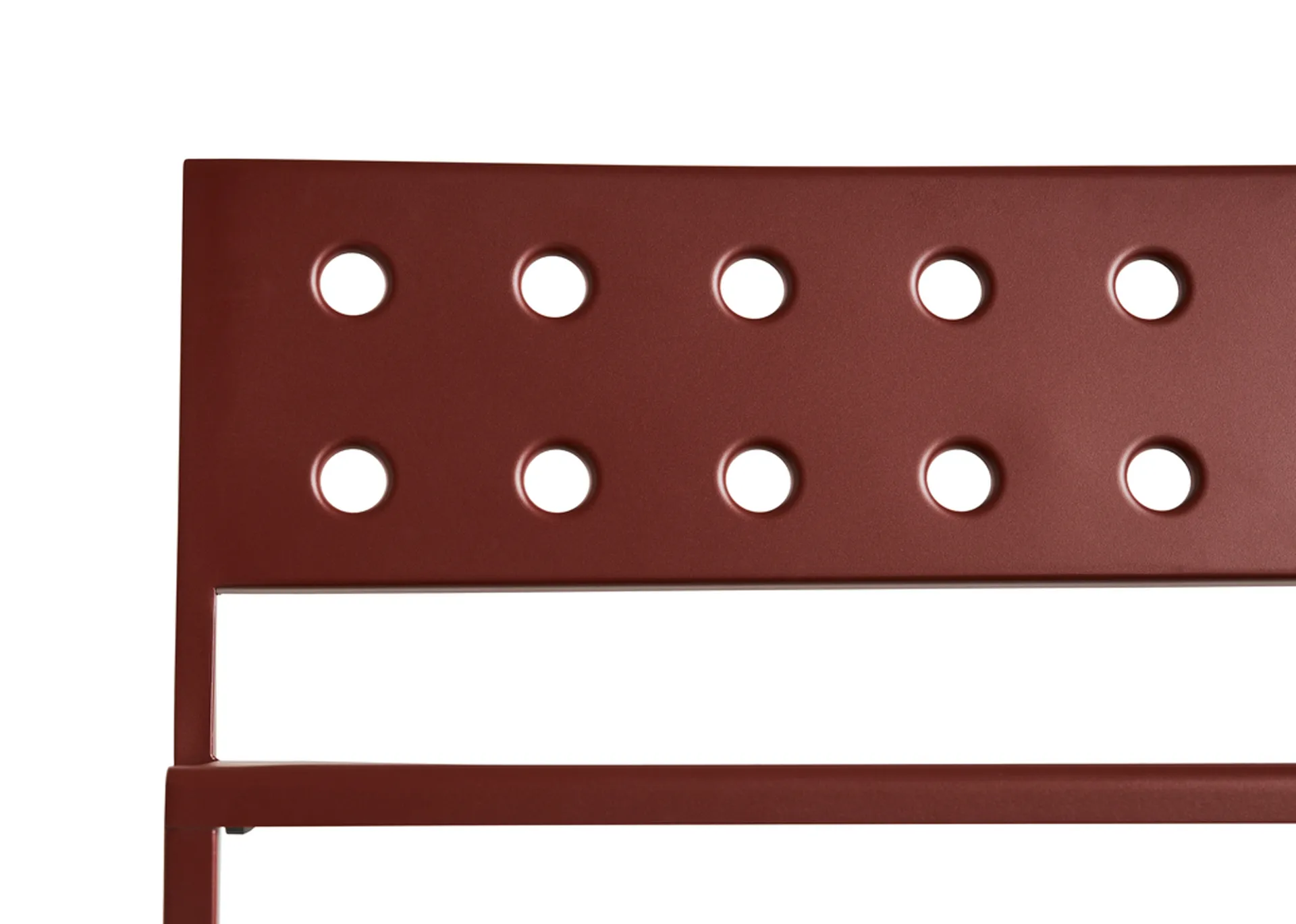 Balcony Lounge Bank 113,5x69 cm, Iron red HAY