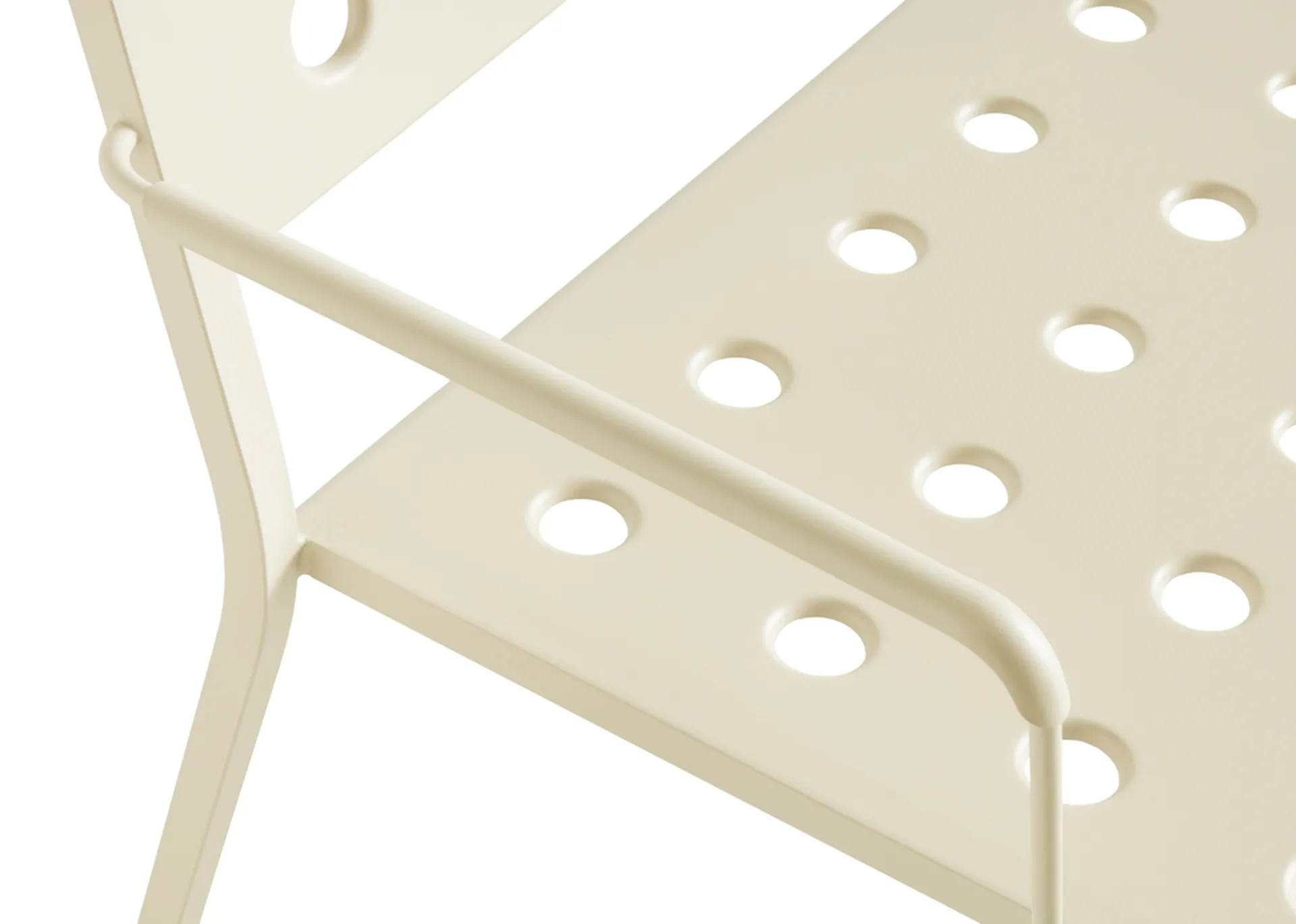 Balcony Lounge Bank mit Armlehne 121,5x69 cm, Chalk beige HAY