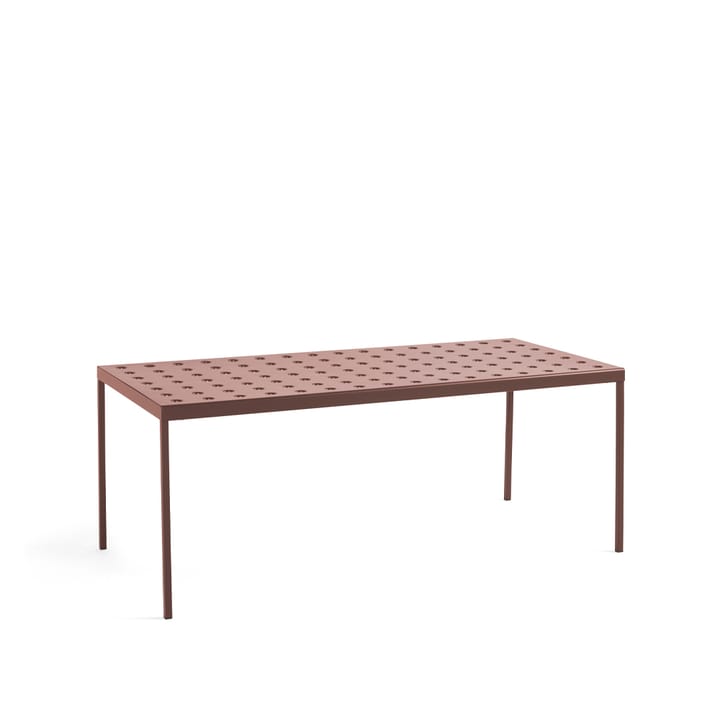 Balcony Tisch - Iron red, 190 cm - HAY