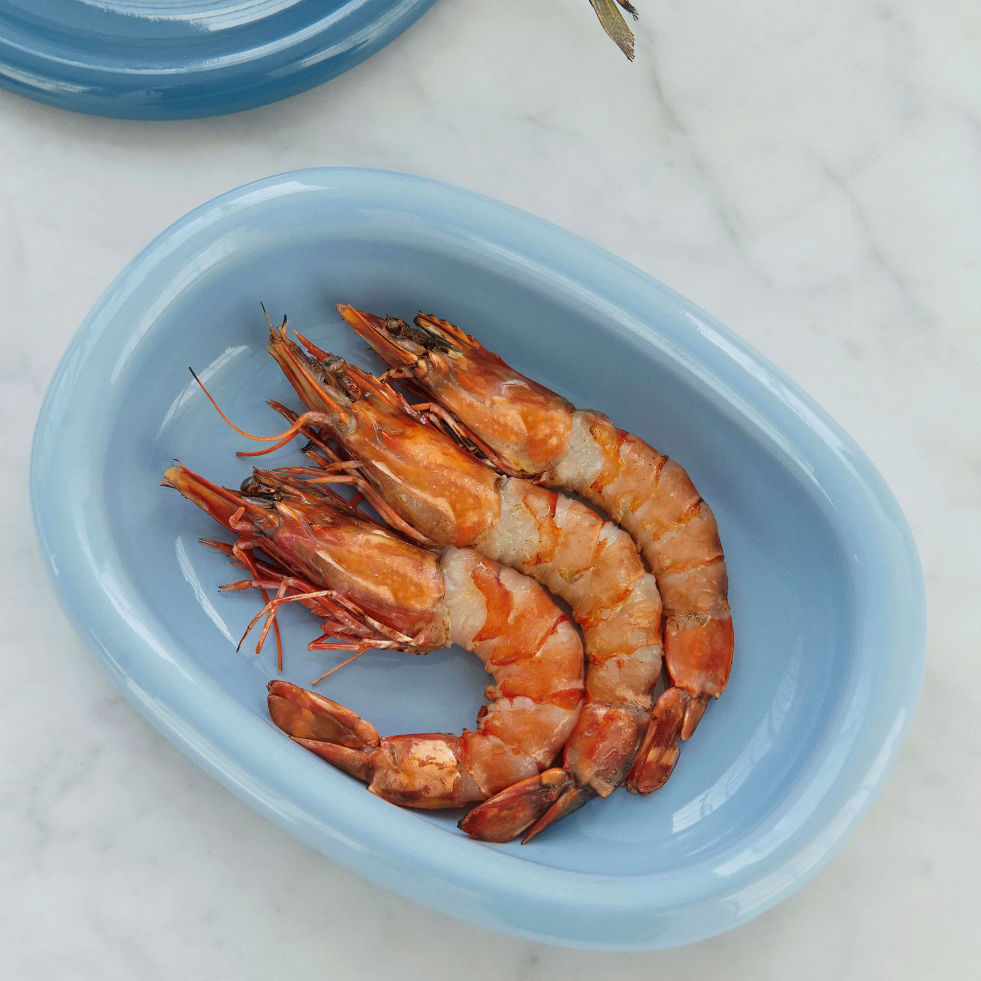 Barro ovales Serviertablett small 20x27,5 cm, Light blue HAY