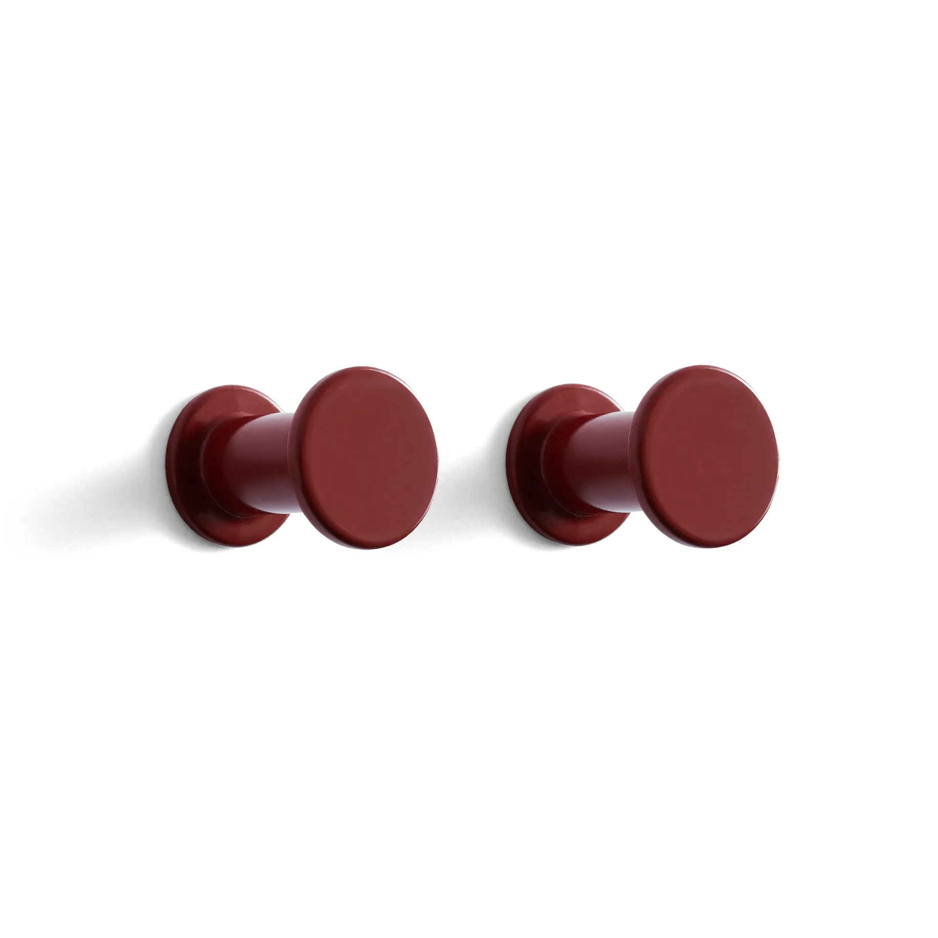 Bolt Haken 2er Pack Ø2,8cm, Red HAY