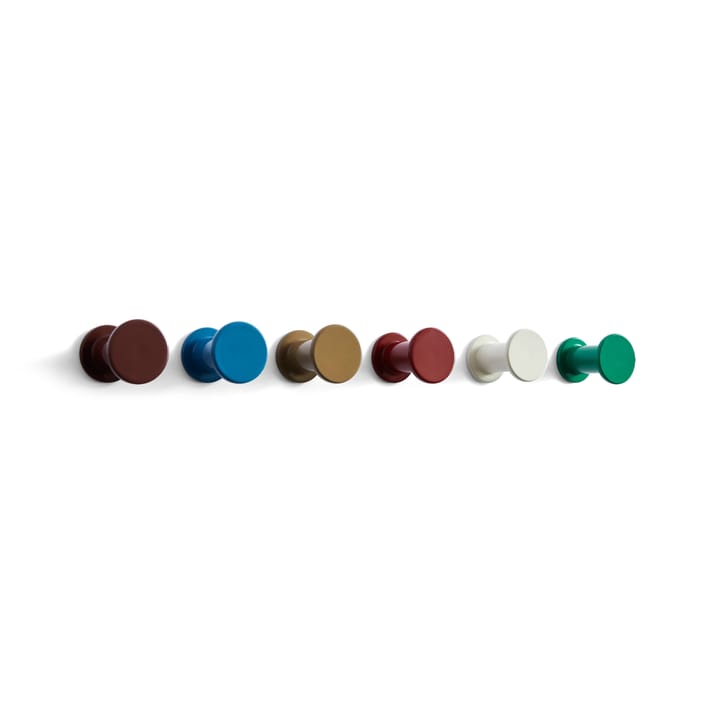 Bolt Haken 2er Pack Ø2,8cm, Red HAY