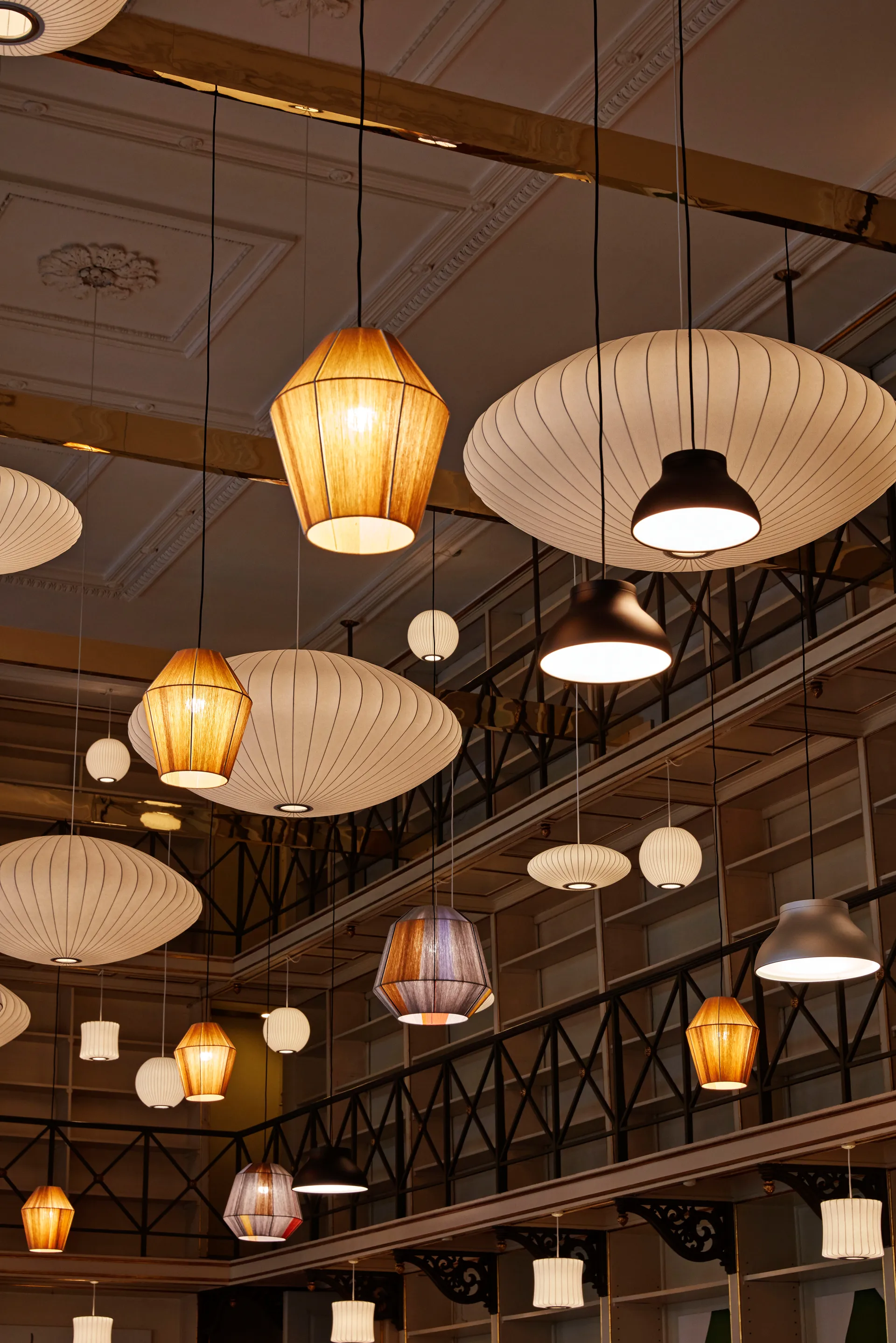 Bonbon Shade Lampenschirm Ø32cm, Yellow melange HAY