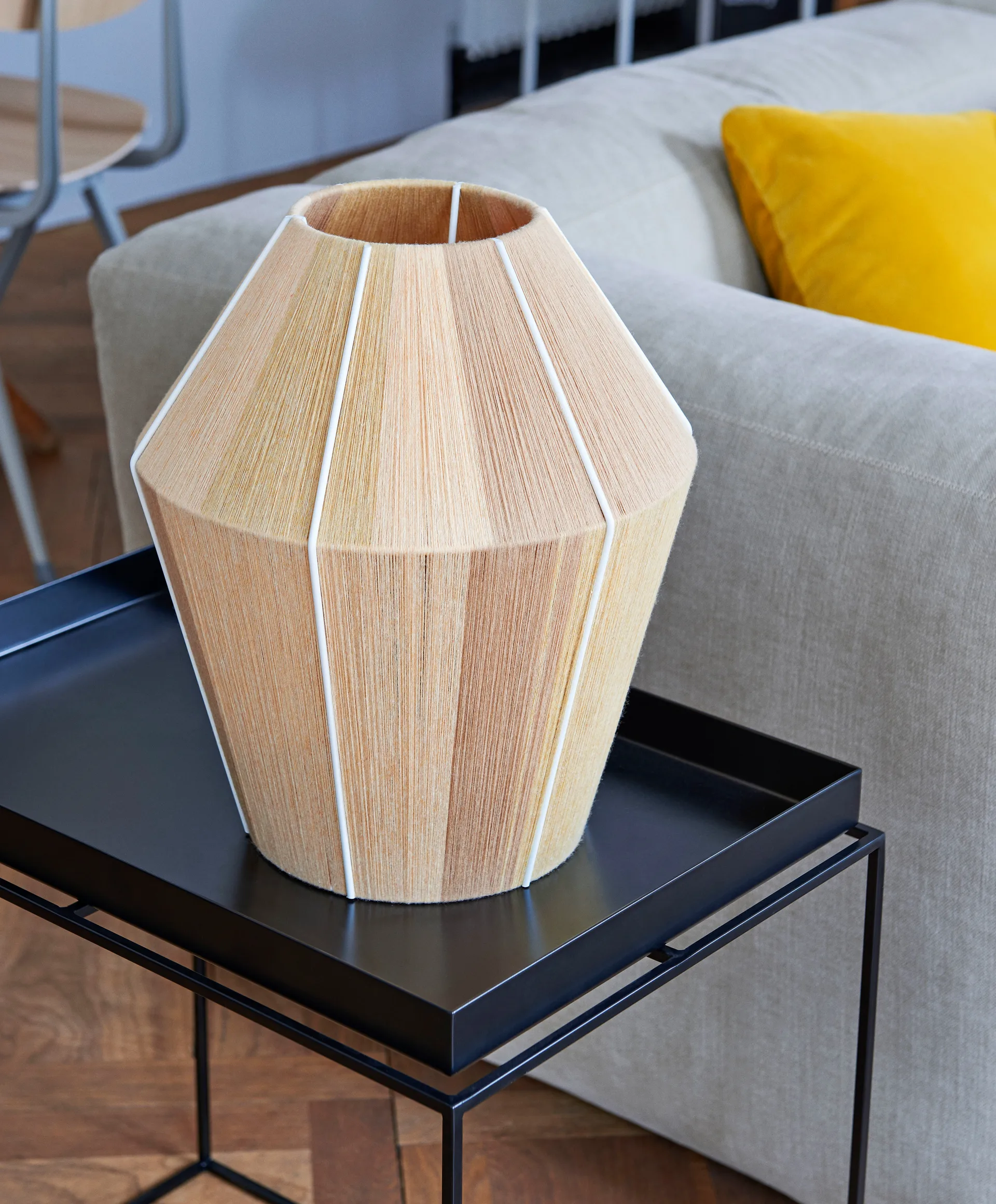 Bonbon Shade Lampenschirm Ø32cm, Yellow melange HAY