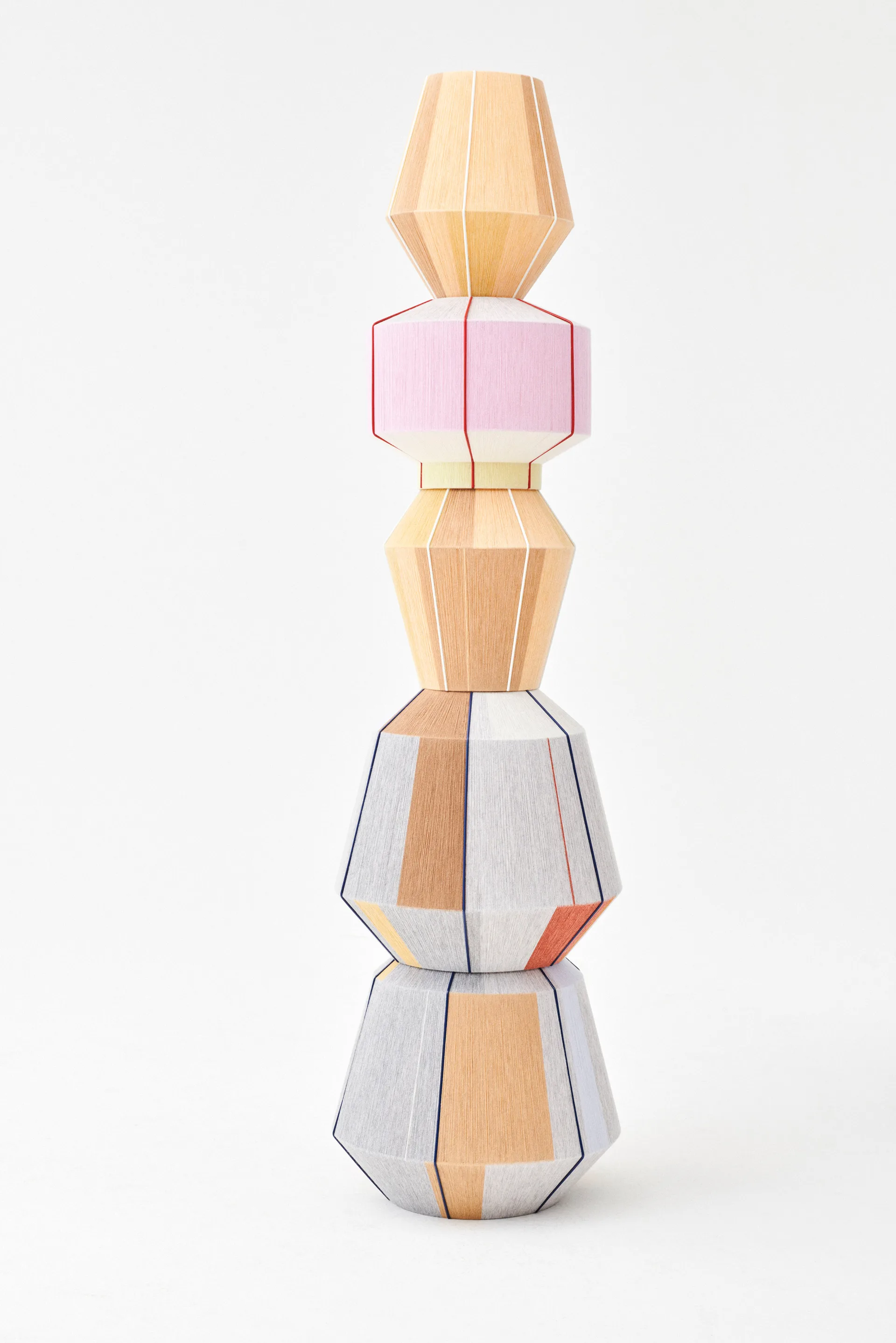 Bonbon Shade Lampenschirm Ø50cm, Earth tones HAY