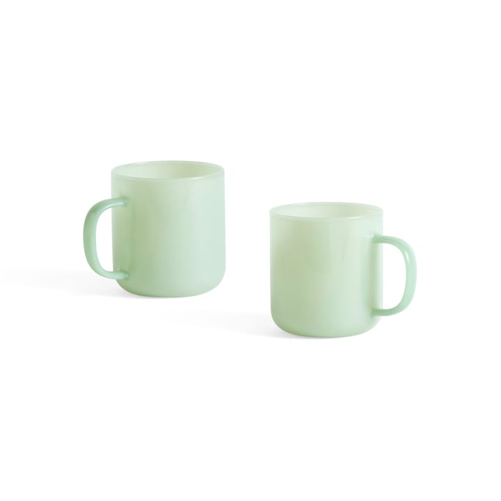 Borosilicate Tasse 30cl 2er Pack - Jade light green - HAY