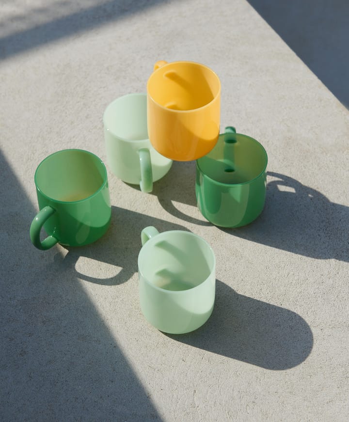 Borosilicate Tasse 30cl 2er Pack, Jade light green HAY