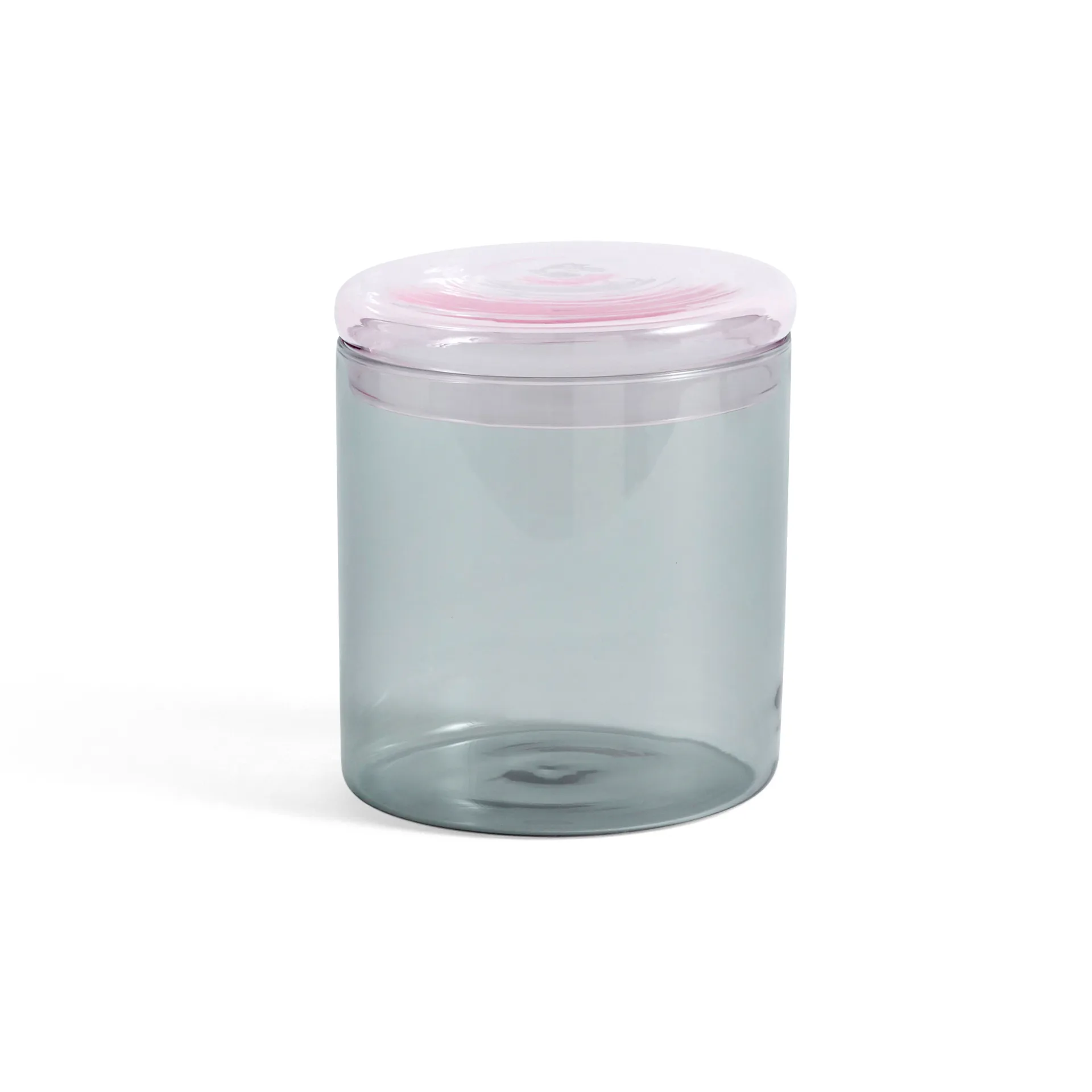 Borosilicate Verwahrungsdose Glas L 1 Liter, Grau HAY