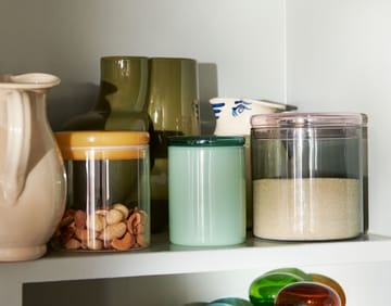 Borosilicate Verwahrungsdose Glas L 1 Liter - Grau - HAY