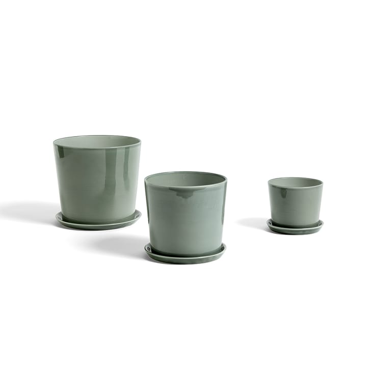 Botanical Family Blumentopf, Dusty green, large, ø18 cm HAY