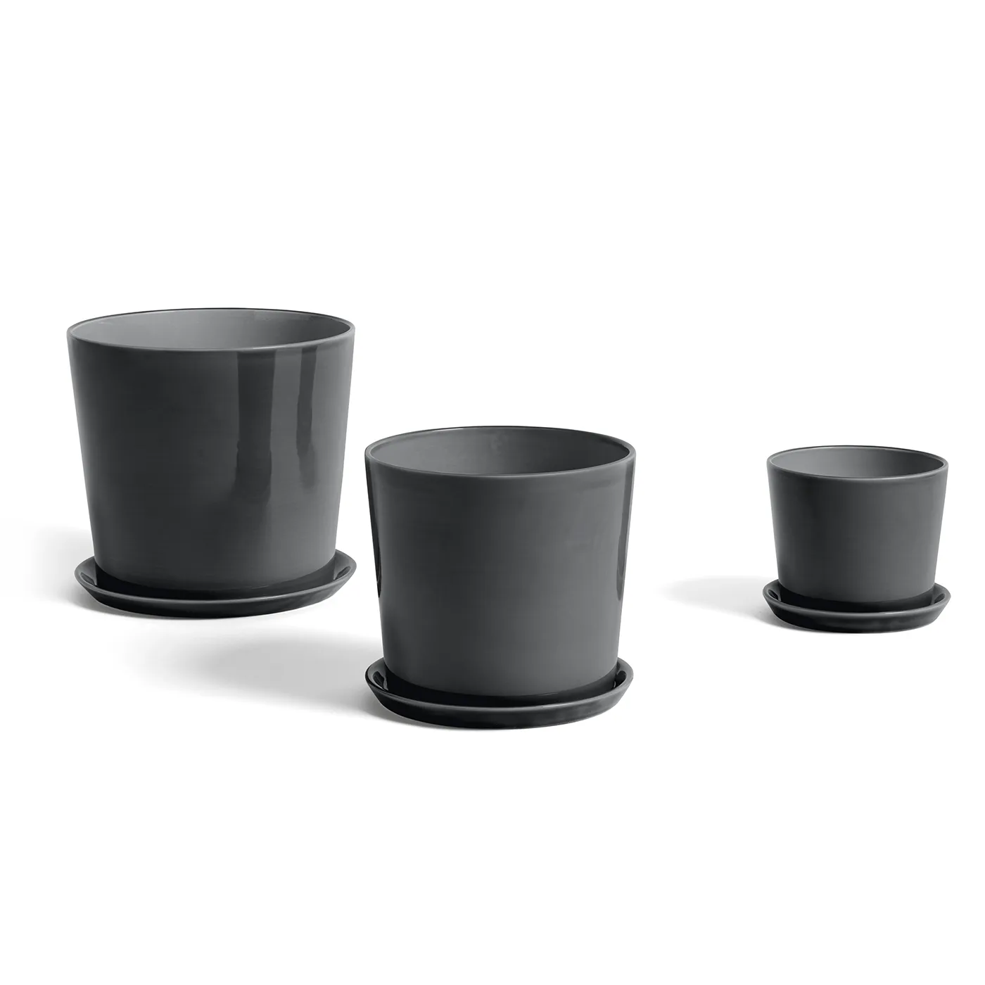 Botanical Family Teller für Blumentopf XL, Anthracite HAY