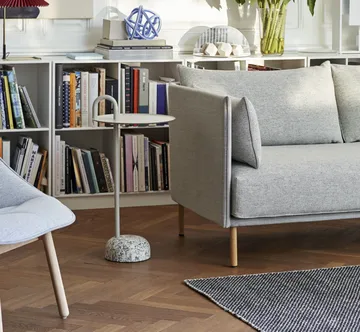 Bowler Beistelltisch - Beige-granite - HAY