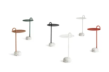 Bowler Beistelltisch - Cream white-granite - HAY