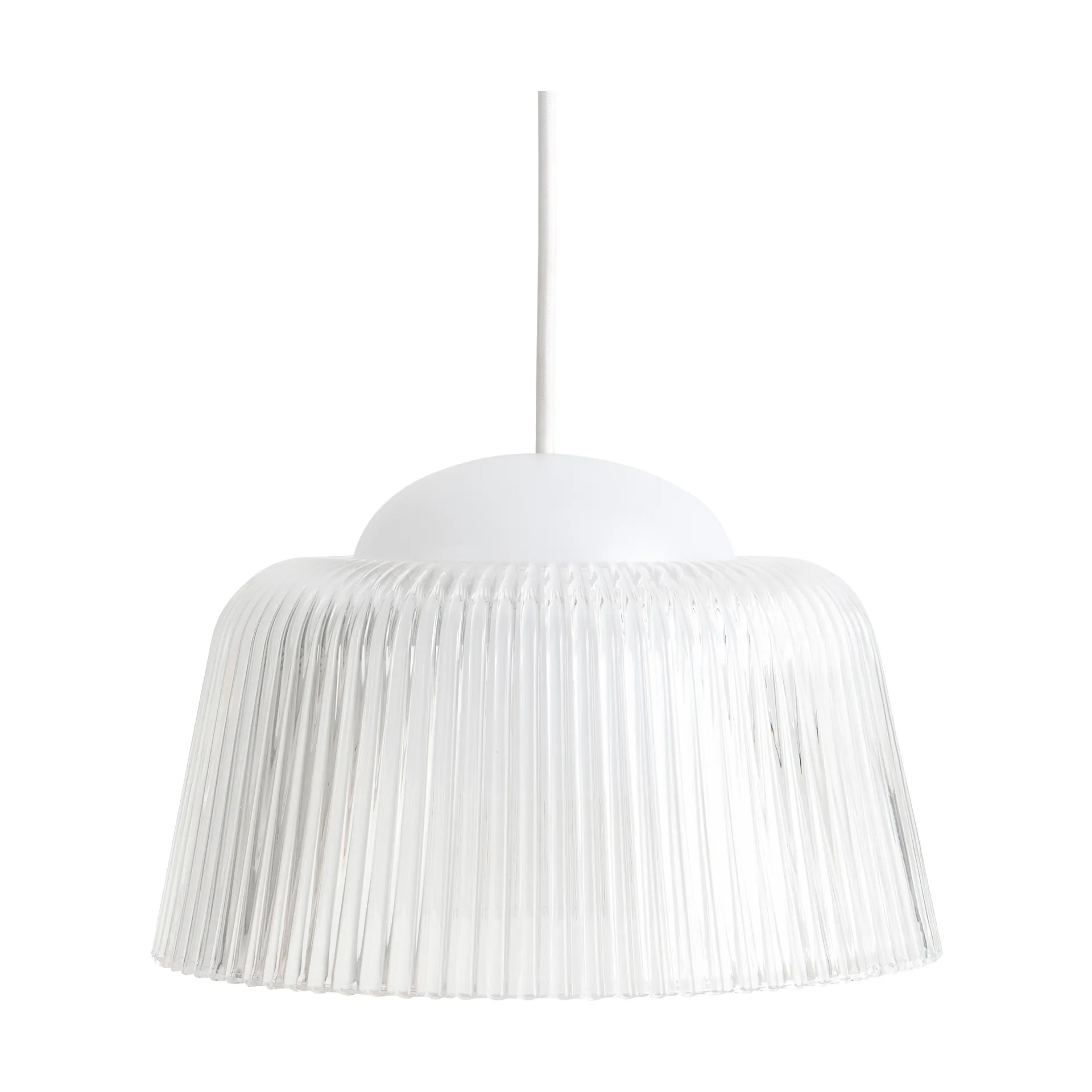 Brim Bottle Pendelleuchte Ø24,5 cm, Clear glass HAY