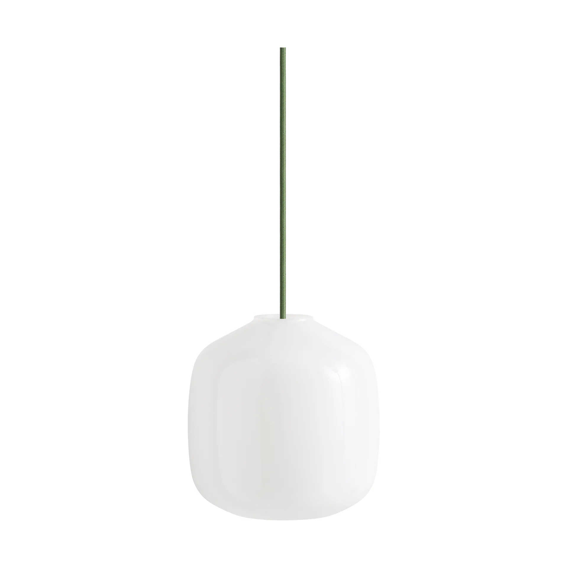Buoy Pendelleuchte Ø20 cm, Opal glass-garden green HAY