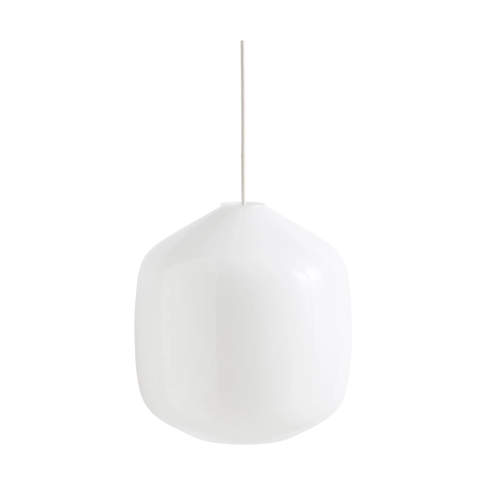 Buoy Pendelleuchte Ø30 cm, Opal glass-clay white HAY