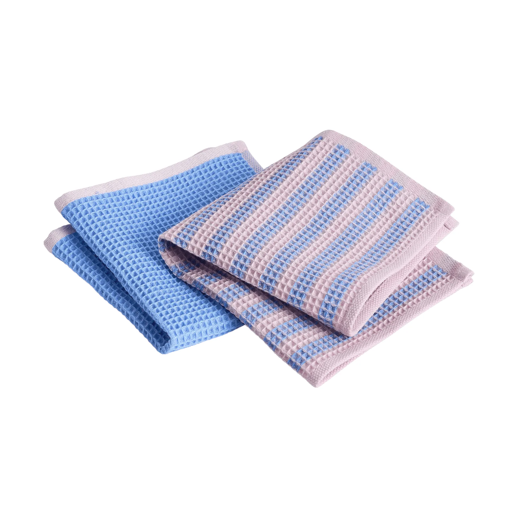 Canteen Geschirrtuch 31 × 31 cm, 2-teilig, Sky blue-pink mix HAY