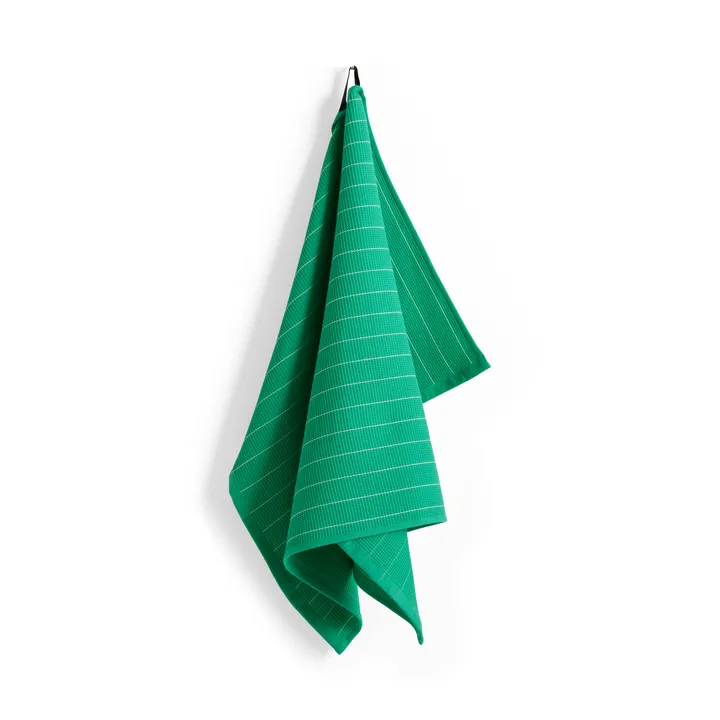 Canteen Küchenhandtuch 52 × 80 cm - Emerald pinstripe - HAY