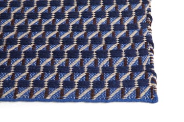 Channel Teppich - Blau-weiß 140 x 200cm - HAY