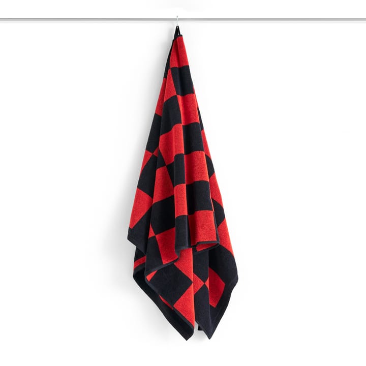 Check Badehandtuch 70 x 136 cm, Poppy red HAY