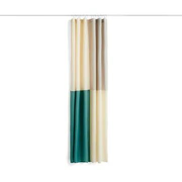 Check Duschvorhang 180×200 cm - Green - HAY