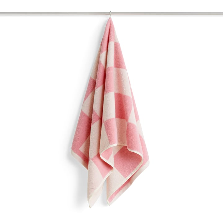Check Handtuch 50 x 100cm - Pink - HAY