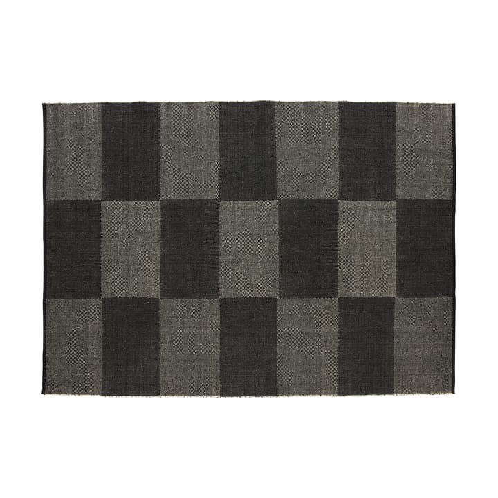 Check Teppich L - Black 170 x 240cm - HAY