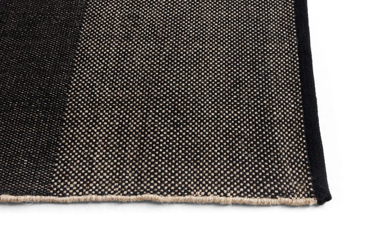 Check Teppich L - Black 170 x 240cm - HAY