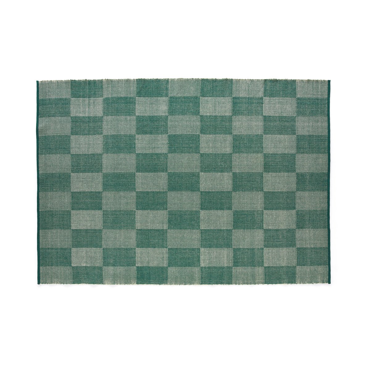 HAY Check Teppich S Green 170 x 240cm