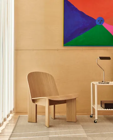 Chisel Lounge Chair - Lackierte Eiche - HAY