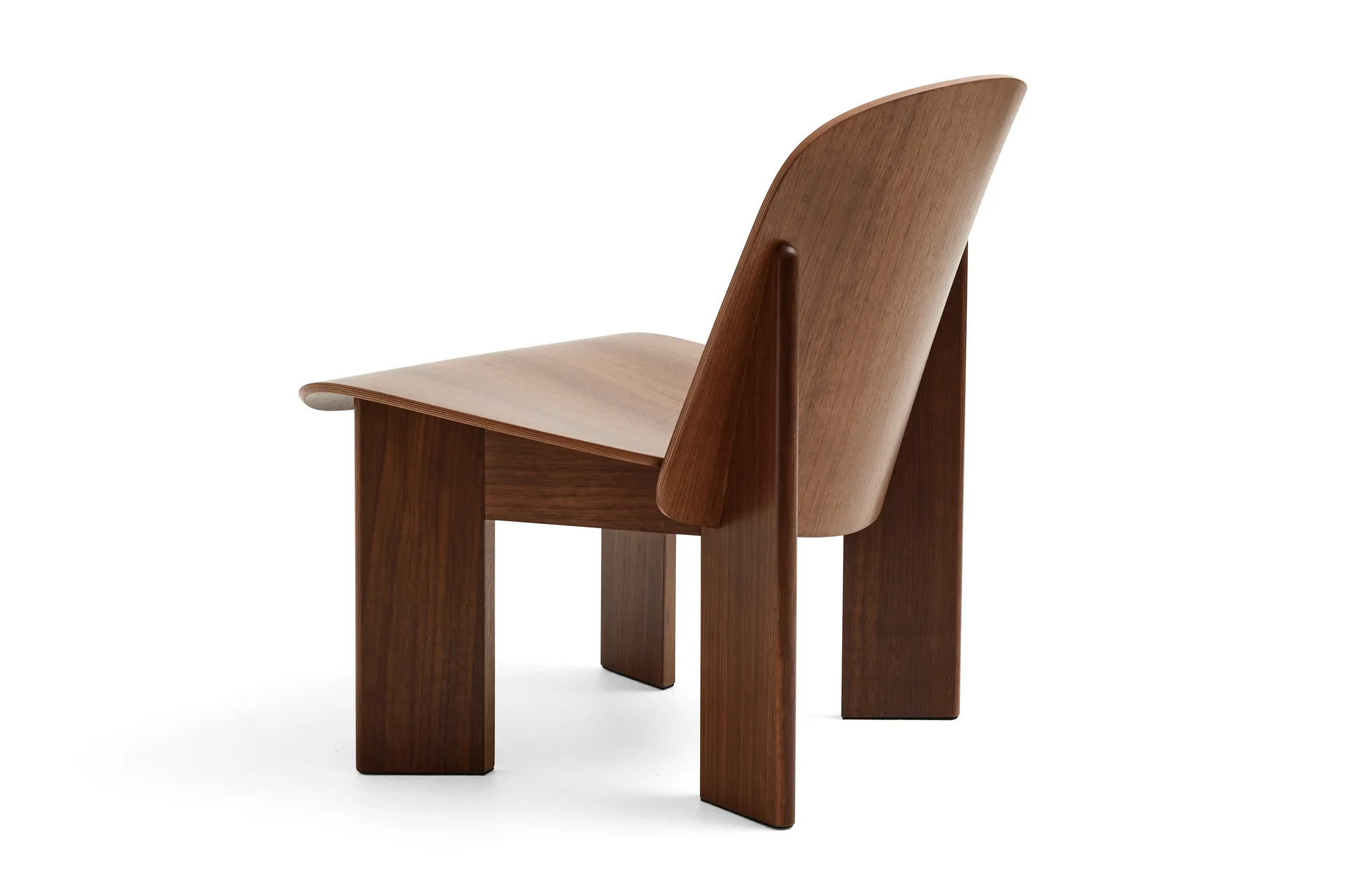 Chisel Lounge Chair, Lackiertes Walnuss HAY
