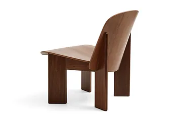 Chisel Lounge Chair - Lackiertes Walnuss - HAY