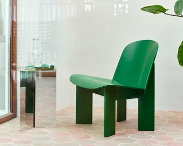 Chisel Lounge Chair - Lush green lackierte Buche - HAY