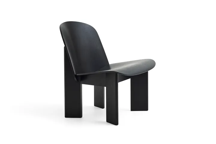 Chisel Lounge Chair - Schwarz lackierte Eiche - HAY