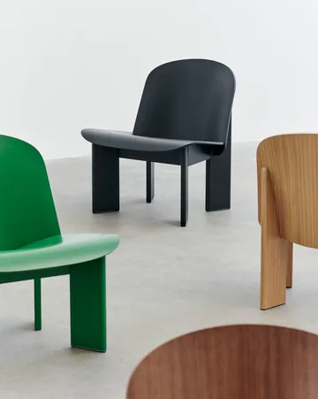 Chisel Lounge Chair - Schwarz lackierte Eiche - HAY