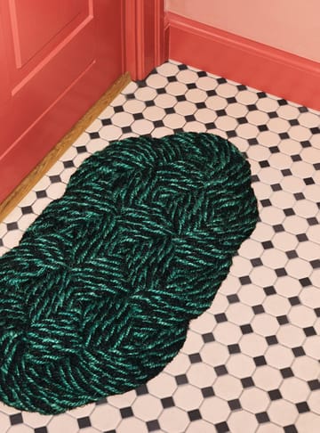 Coco Fußmatte 40x80 cm - Swirl black - HAY