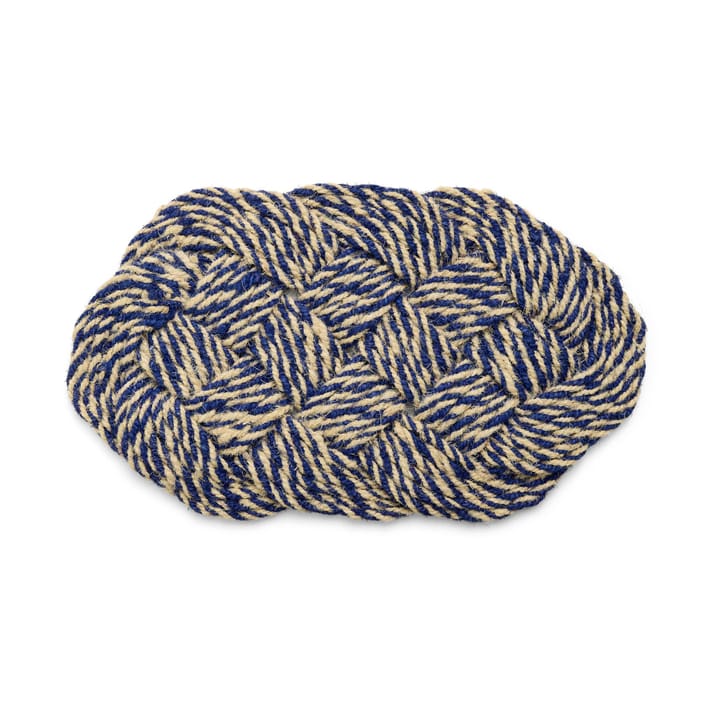 Coco Fußmatte 40x80 cm - Swirl blue-off white - HAY