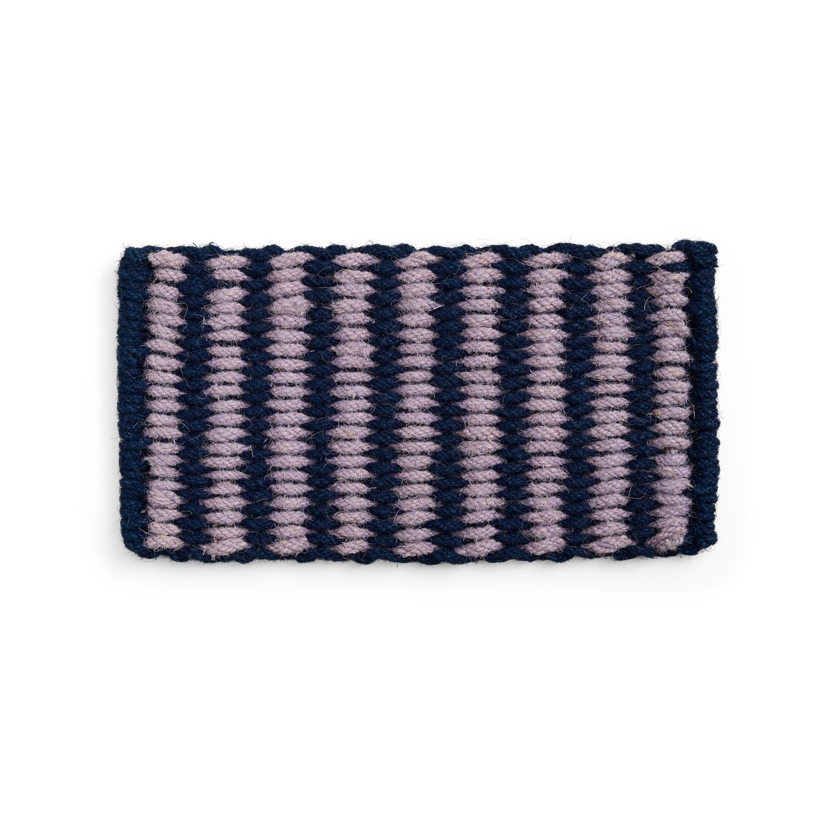HAY Coco Stripe Wide Fußabstreifer Lavender-navy
