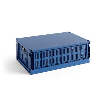 Colour Crate Deckel large - Dark blue - HAY