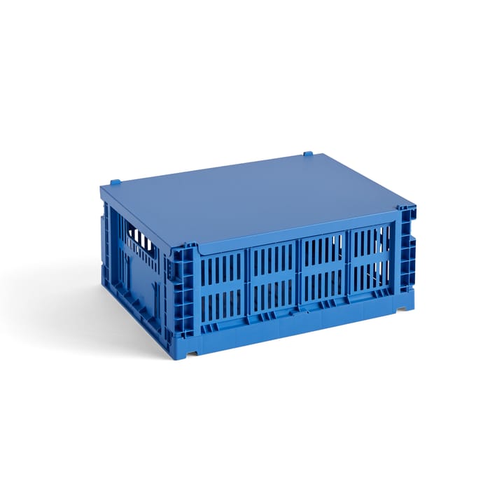 Colour Crate Deckel medium - Electric blue - HAY