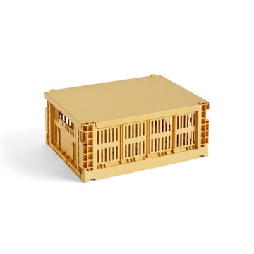 Colour Crate Deckel medium - Golden yellow - HAY